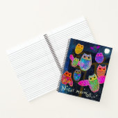 Night Musings Owl Notebook/Journal ノートブック (内部)