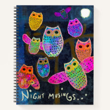 Night Musings Owl Notebook/Journal