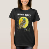 Night Nurses  for Nurses Stethoscope Night ER Owl  Tシャツ (正面)