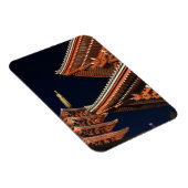 Night of Kaminarimon in Tokyo Japan マグネット (右側)