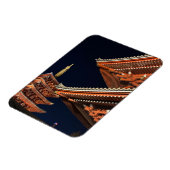 Night of Kaminarimon in Tokyo Japan マグネット (左側)