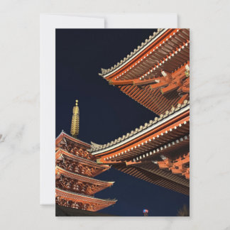 Night of Kaminarimon in Tokyo Japan 招待状