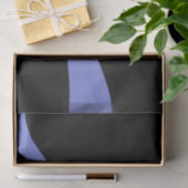 Night of the Comet:抽象芸術ブルー、パープル、ブラック 薄葉紙 (ギフト)