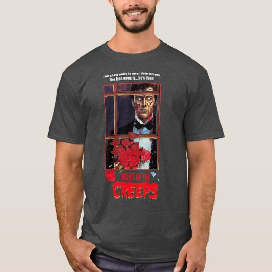 NIGHT OF THE CREEPS フレンズ ジョーク Tシャツ (正面)