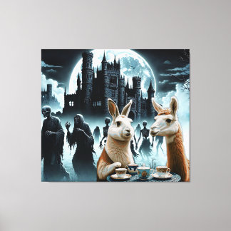 Night of the Dead Teaパーティー キャンバスプリント