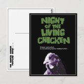 NIGHT Of The LIVING CHICKEN ポストカード (正面/裏面)