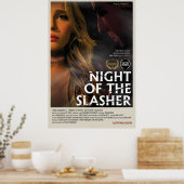Night of the Slasher Poster (27 x 40) ポスター (キッチン)