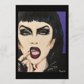 ‘Night on the Doorstep’ Painting Small-Scale Print 招待状 (正面)