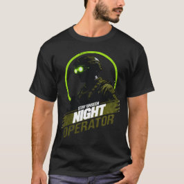 Night Operator Stay Unseen Tactical Vision Tシャツ
