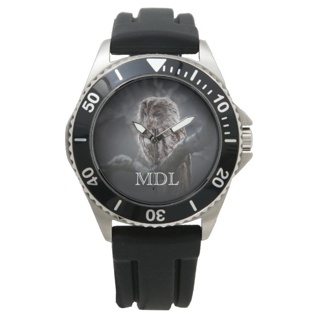 Night Owlフォトナンバ 腕時計 (正面)
