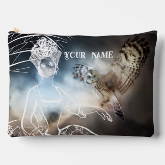 Night Owl and Lady アクセサリーポーチ