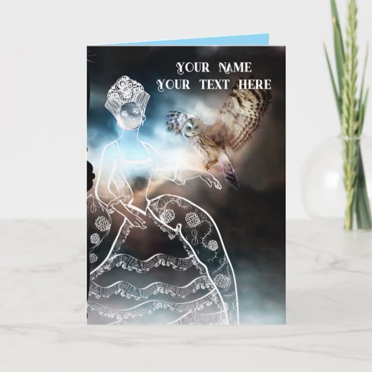 Night Owl and Lady カード (正面)