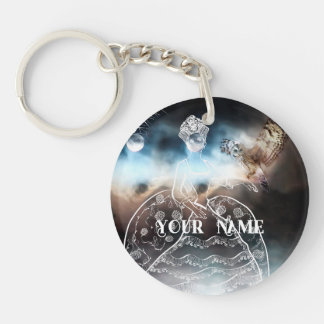 Night Owl and Lady キーホルダー