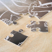 Night Owl and Lady ジグソーパズル (側面)