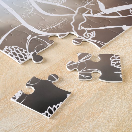 Night Owl and Lady ジグソーパズル (側面)