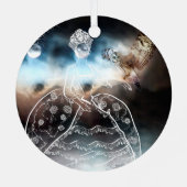 Night Owl and Lady メタルオーナメント (裏面)