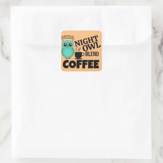 NIGHT OWL BLEND COFFEE  スクエアシール (バッグ)