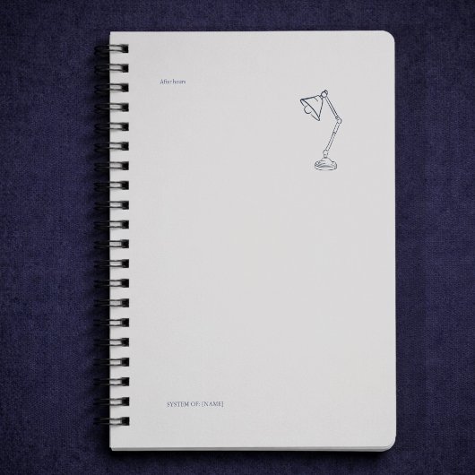 Night Owl Dark Academia Scholarly  ノートブック