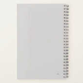 Night Owl Dark Academia Scholarly  ノートブック (裏面)