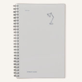 Night Owl Dark Academia Scholarly  ノートブック (正面)