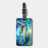 Night Owl & Morning Eagle：天空の旅 ラゲッジタグ (正面縦)