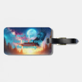 Night Owl & Morning Eagle：天空の旅 ラゲッジタグ (裏面横)
