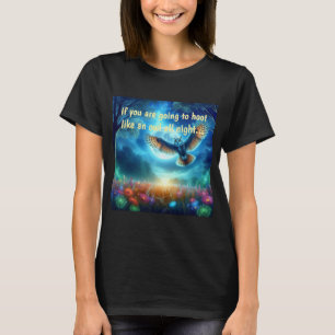 Night Owl & Morning Eagle:天空の旅 Tシャツ