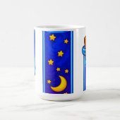 "Night Potion" – 星と月の魔法ボトル コーヒーマグカップ (中央)