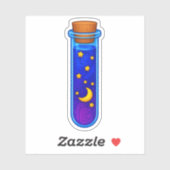 "Night Potion" – 星と月の魔法ボトル シール (シート)