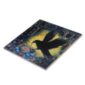 Night Raven with Nest and Eggs タイル (側面)