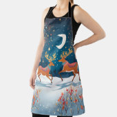 Night Reindeers エプロン (インサイチュ)