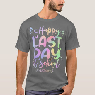Night Senior Happy Last Day of School Funny Tie Dy Tシャツ