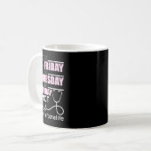 Night Shift Cna Life – 認定Nursing Istant Nu コーヒーマグカップ (正面左)