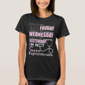 Night Shift Cna Life – 認定Nursing Istant Nu Tシャツ (正面)