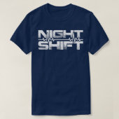 Night Shift Different Breed Stethoscope Funny Nurs Tシャツ (デザイン正面)