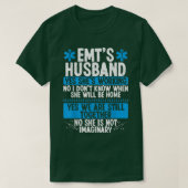 Night Shift EMT Funny for Husband Paramedic Wife E Tシャツ (デザイン正面)