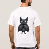 Night Shift Funny Bat T-Shirt Tシャツ (裏面)