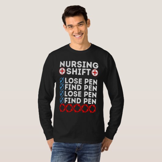 Night Shift Nurse Day Quote Nursing Week Shifting  Tシャツ (正面フル)