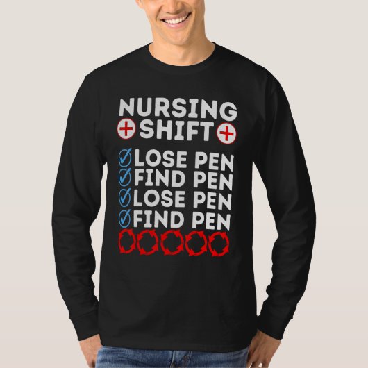 Night Shift Nurse Day Quote Nursing Week Shifting  Tシャツ (正面)