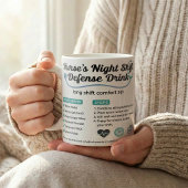 Night Shift Nurse ER Crew Comfort Recipe コーヒーマグカップ