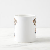 Night Shift Nurse Survival Mode Funny Nurse Coffee コーヒーマグカップ (中央)