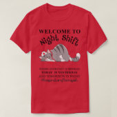Night Shift Respiratory Therapist Everyday Is Mond Tシャツ (デザイン正面)
