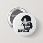 Night Shift Survivor Relatable Chibi Nurse Illustr 缶バッジ (正面&裏面)