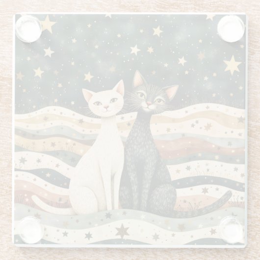 Night Sky ガラスコースター (裏面)