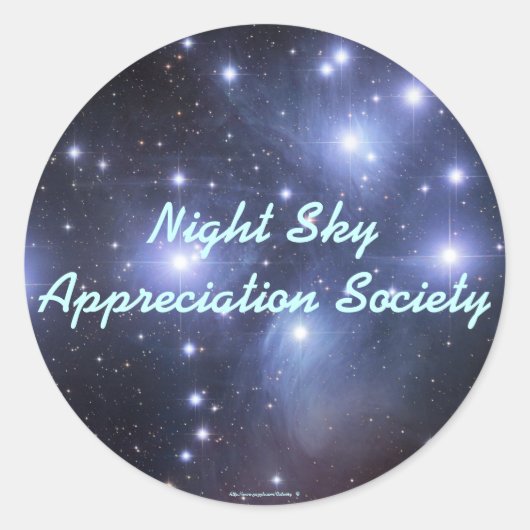 Night Sky Annovation Society – ステッカー (正面)