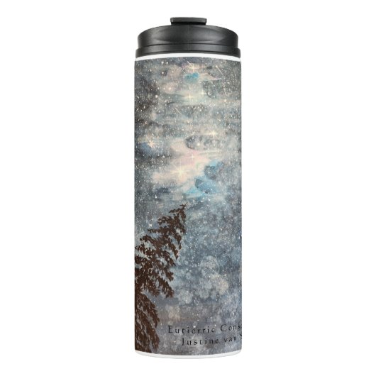 Night Sky Art Tumbler Tree Under the Stars タンブラー (正面)