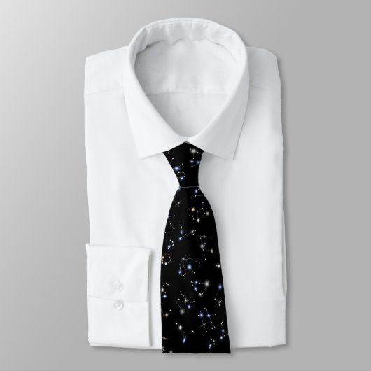 Night Sky Astrology Constellations Tie ネクタイ (タイ)