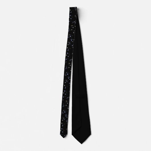 Night Sky Astrology Constellations Tie ネクタイ (裏面)