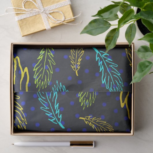 Night Sky Autumn Leaves Set 1 薄葉紙 (ギフト)