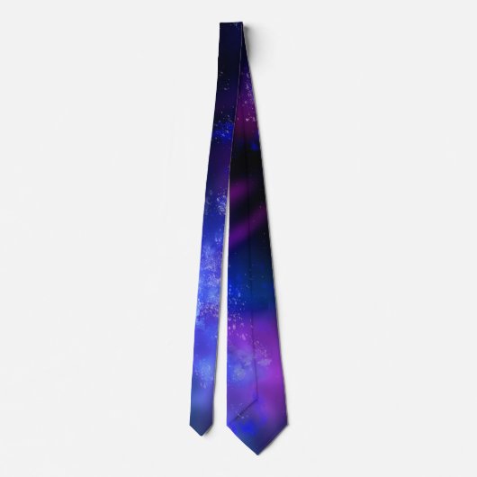Night Sky Blue Sapphire Neck Tie ネクタイ (裏面)